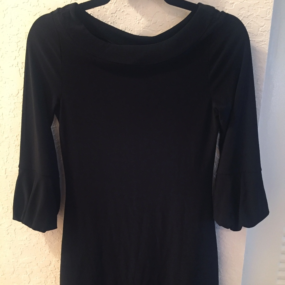 Black Knee-Length Dress